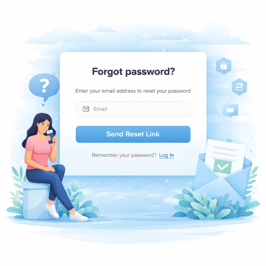 Forgot Password Page Image